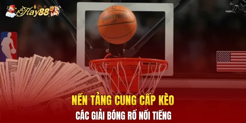 Nền tảng cung cấp kèo các giải bóng rổ nổi tiếng