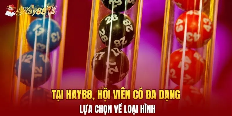 Tại Hay88, hội viên có đa dạng lựa chọn về loại hình